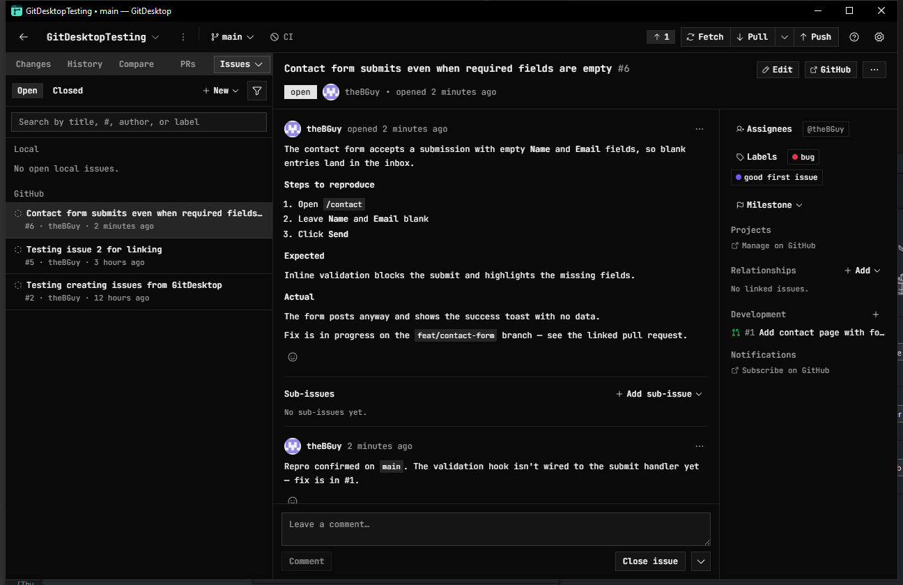 GitDesktop screenshot 3