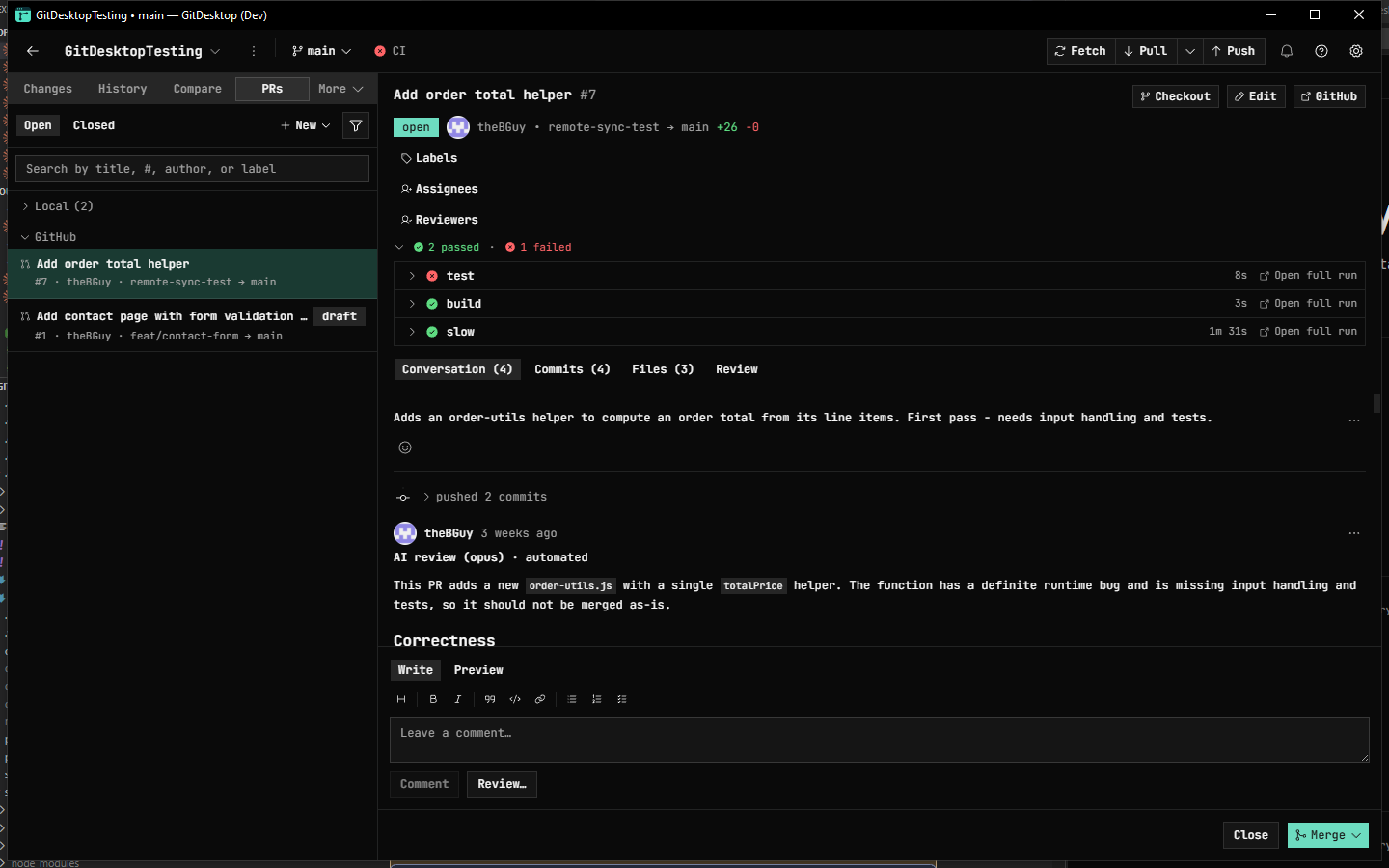 GitDesktop screenshot 5
