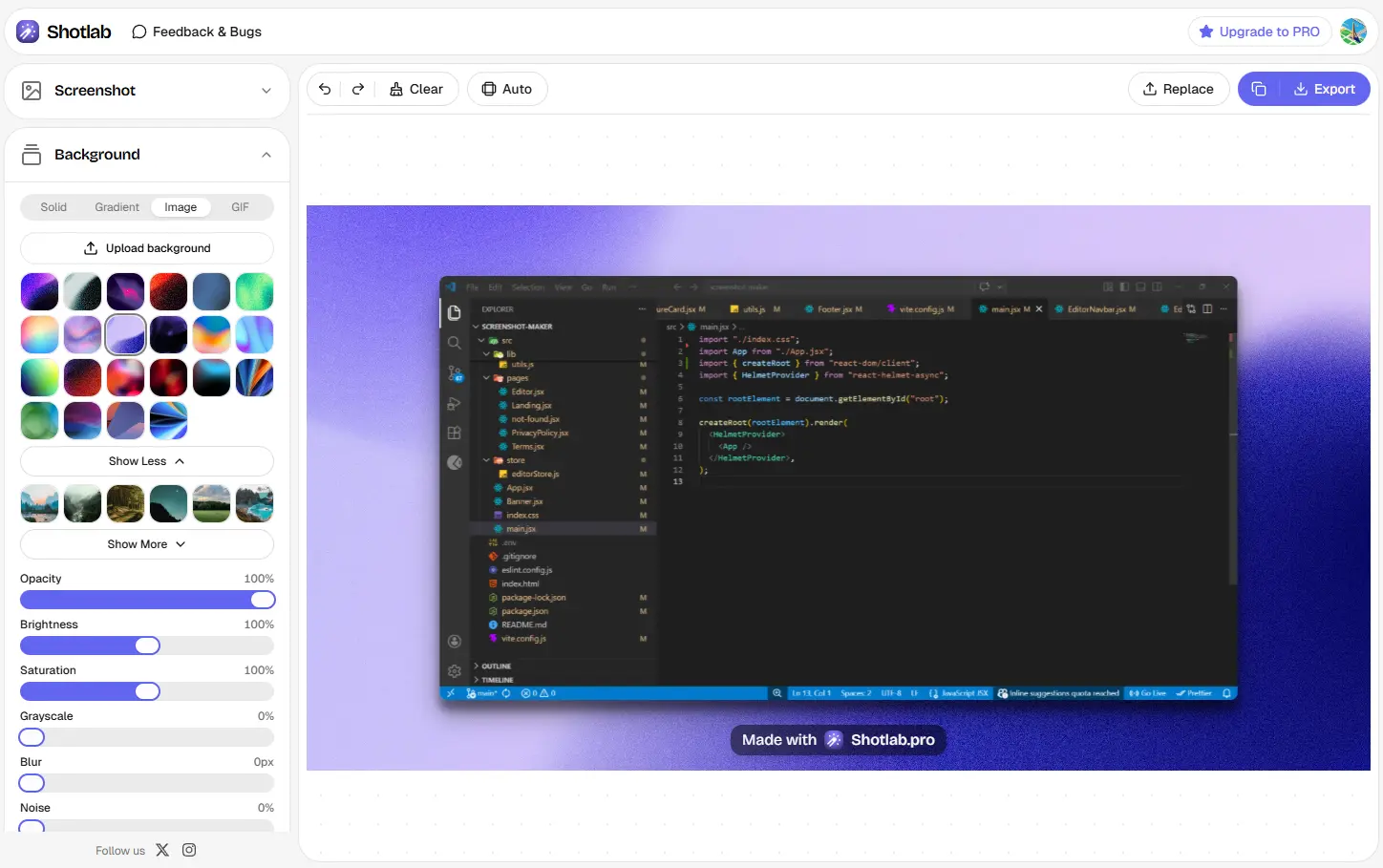 ShotLab screenshot 2