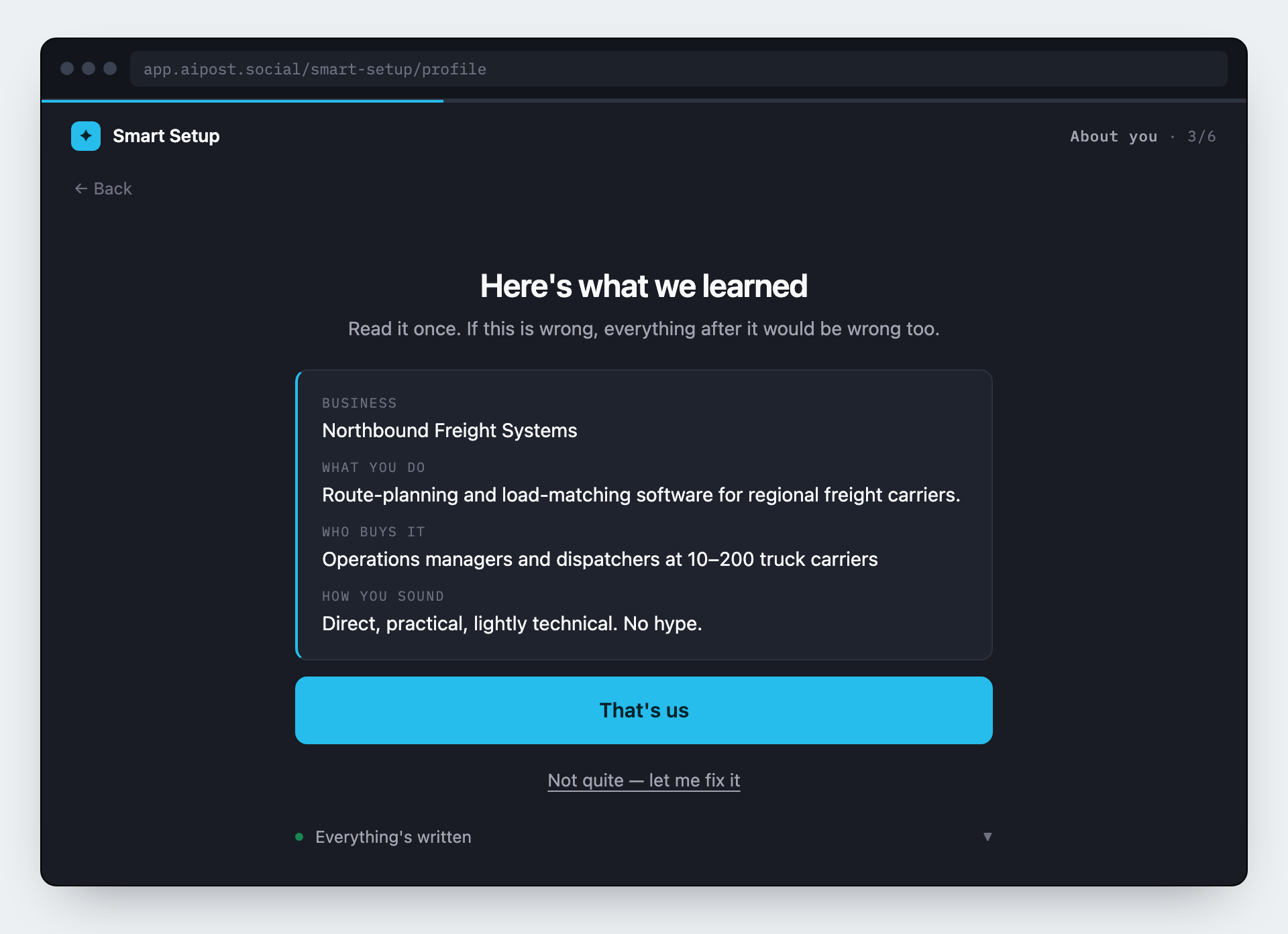 aipost.social screenshot 2