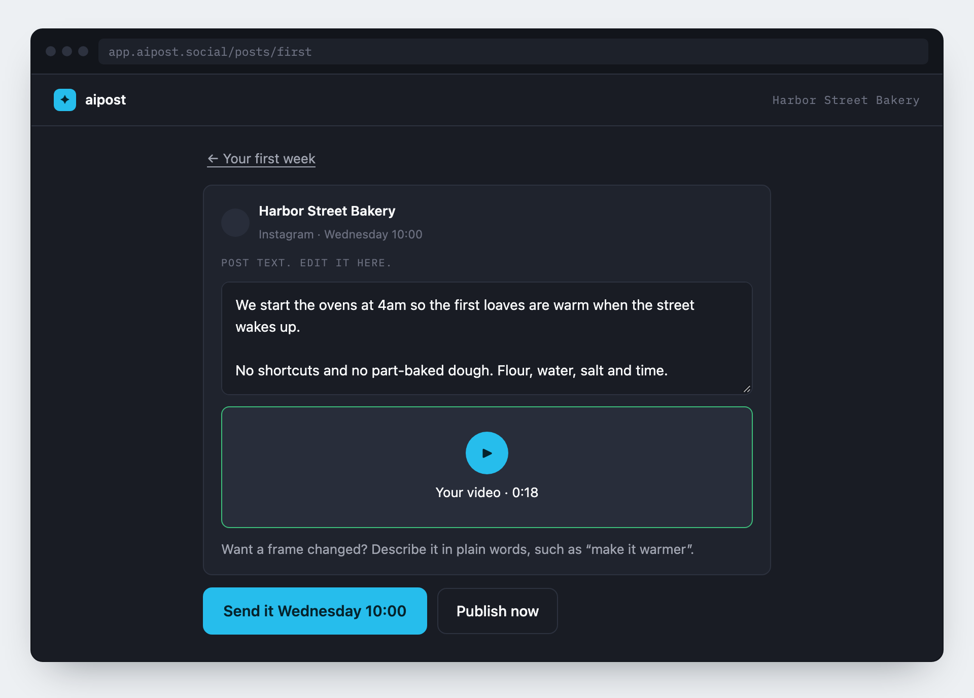 aipost.social screenshot 4