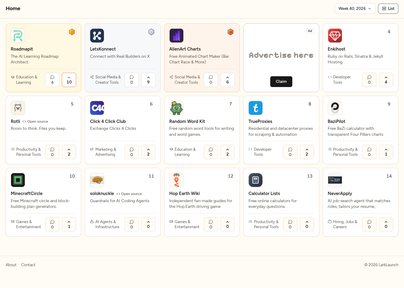 LarkLaunch screenshot 2
