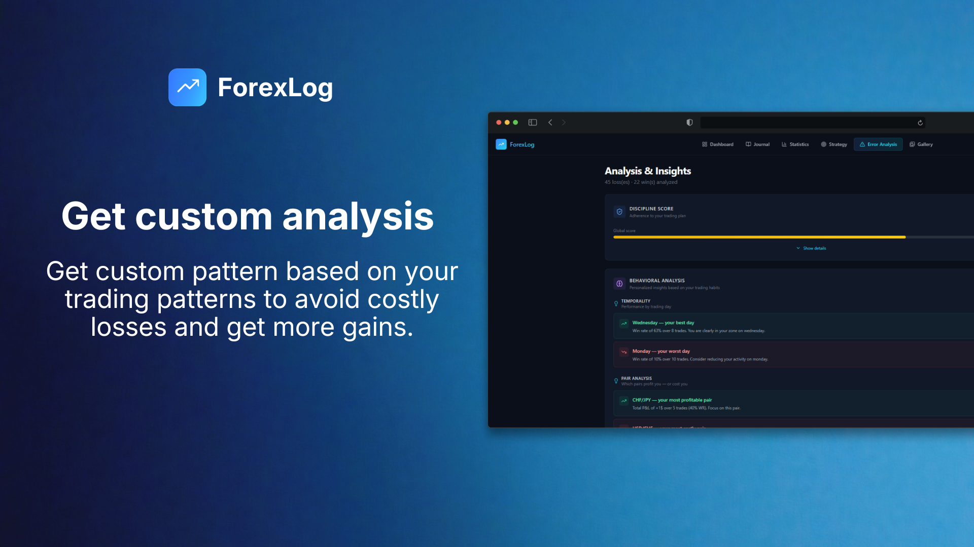 ForexLog - Forex Trading Journal screenshot 2