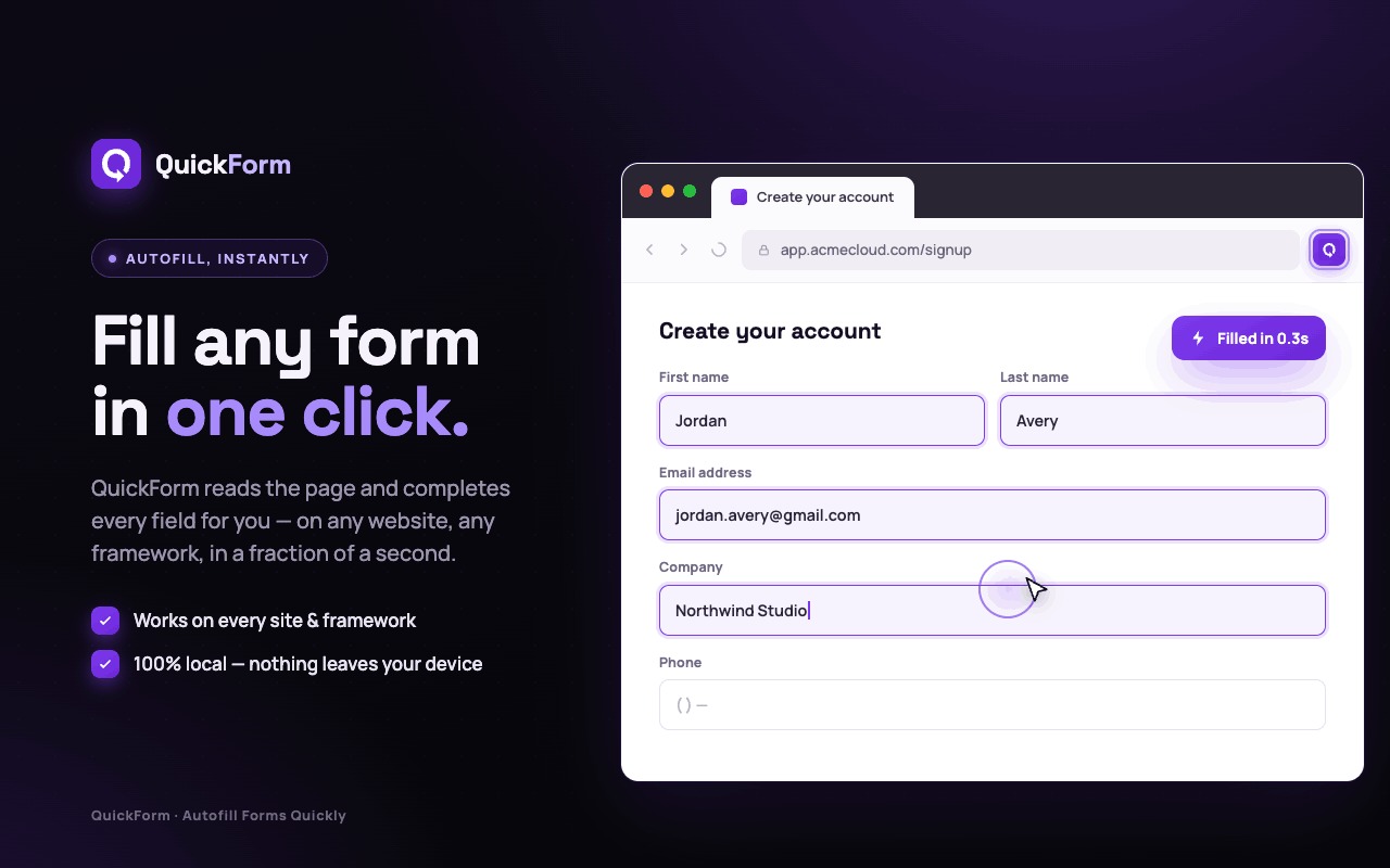Quickform pro