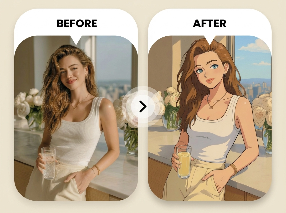 Fast Image AI Cartoon Generator