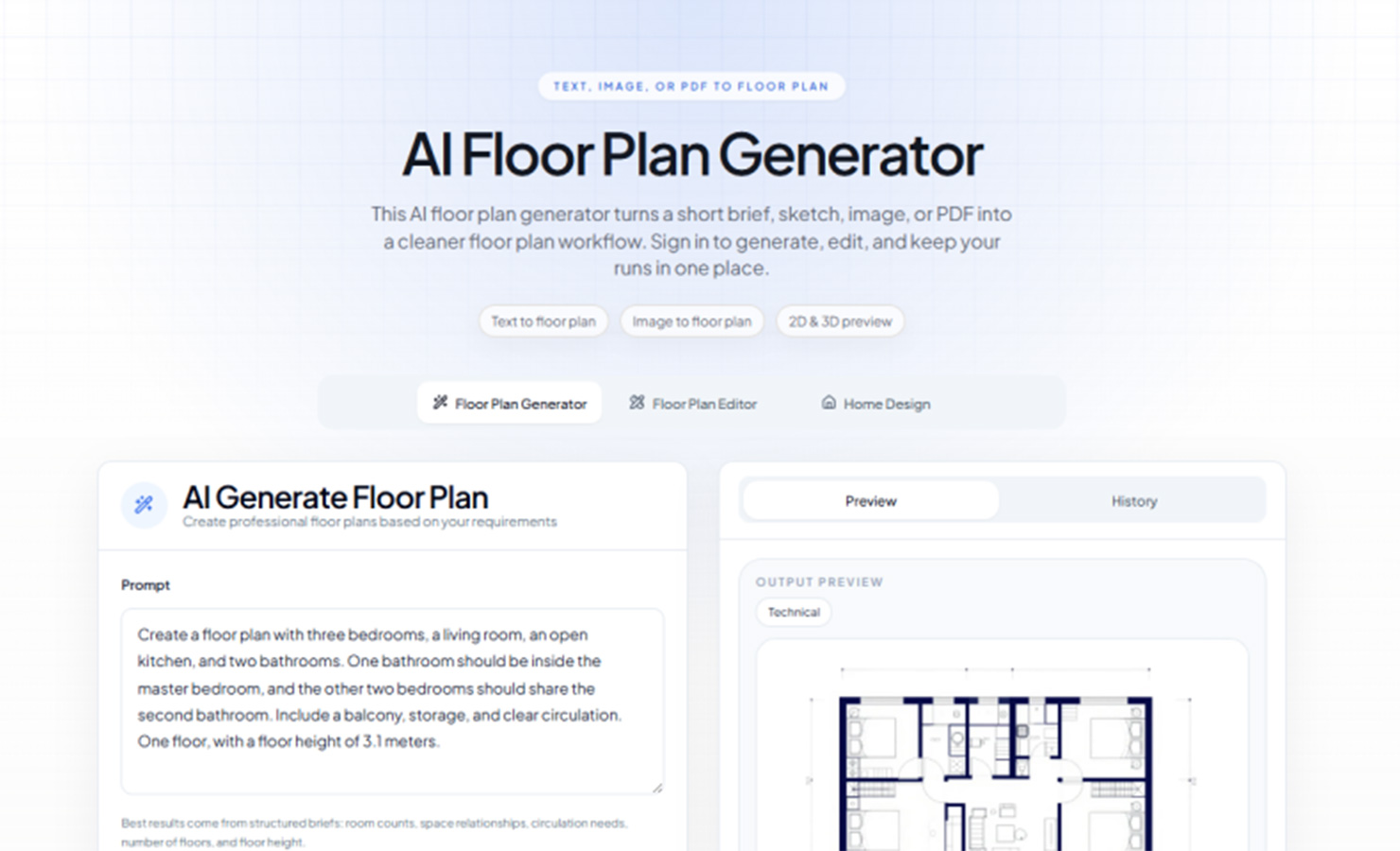 ai floor plan generator