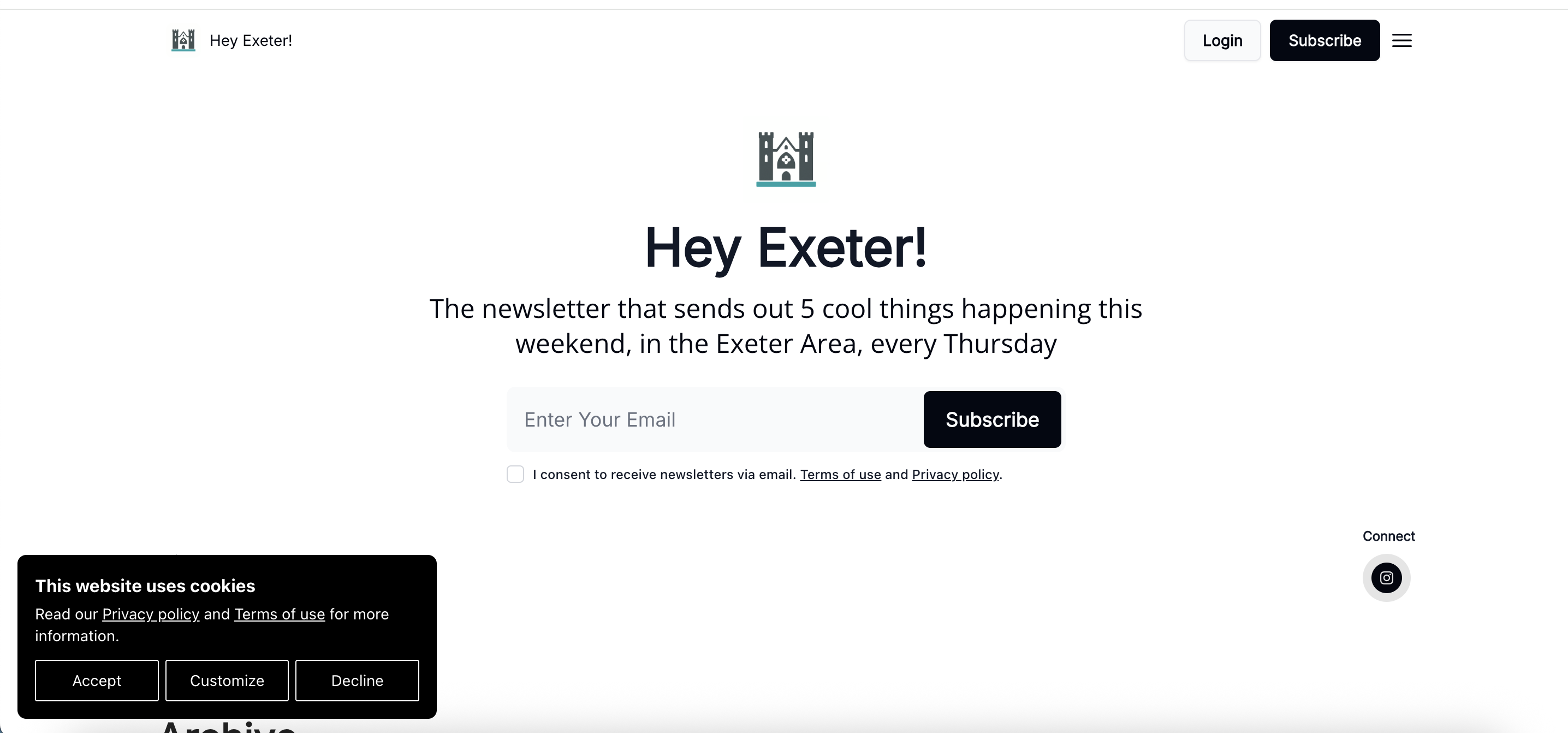 Hey Exeter Local Newsletter