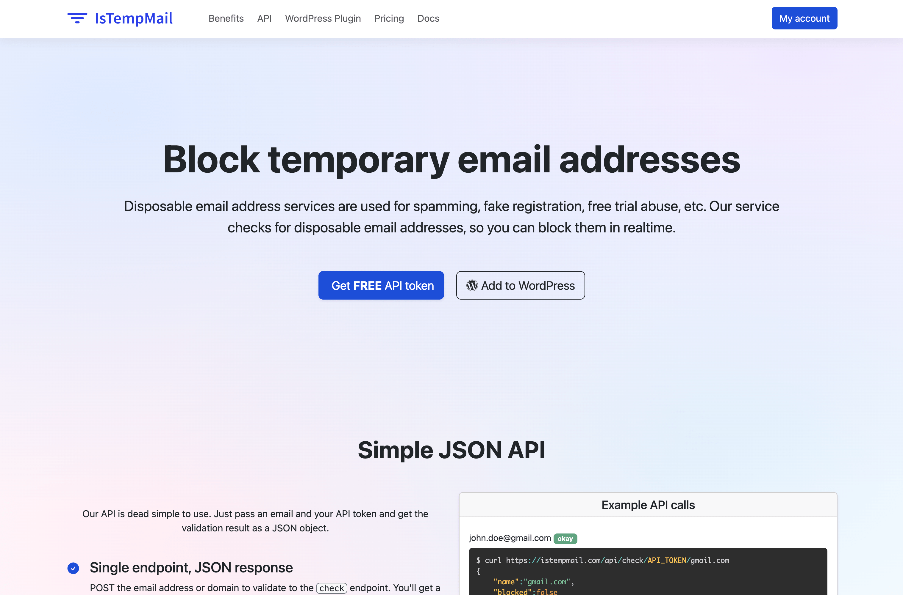 IsTempMail