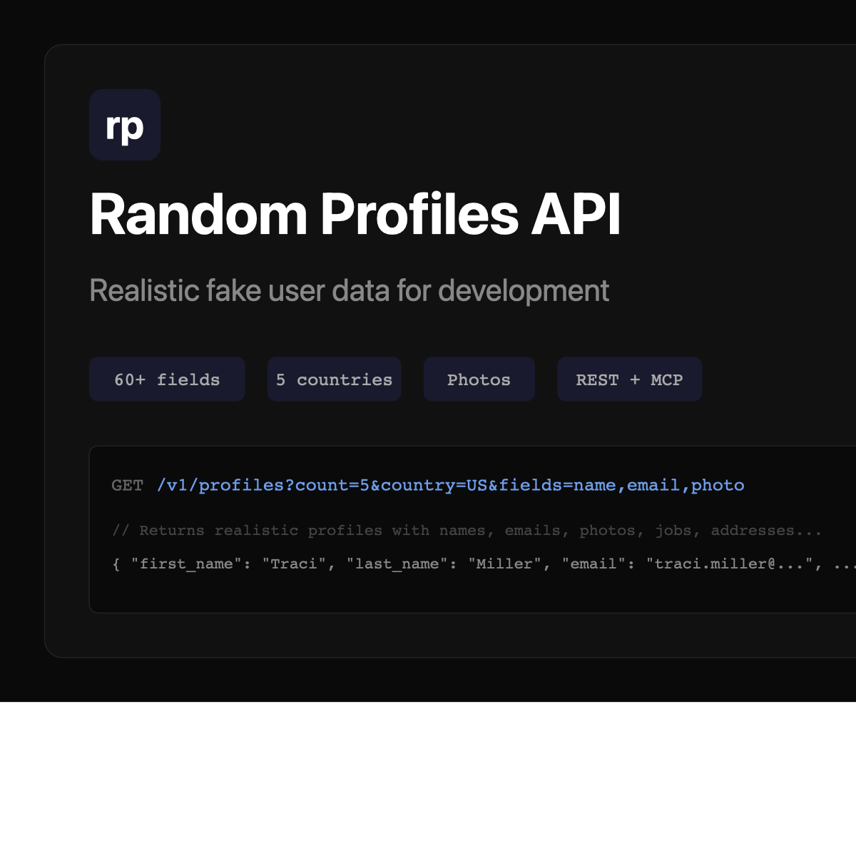 Random Profiles