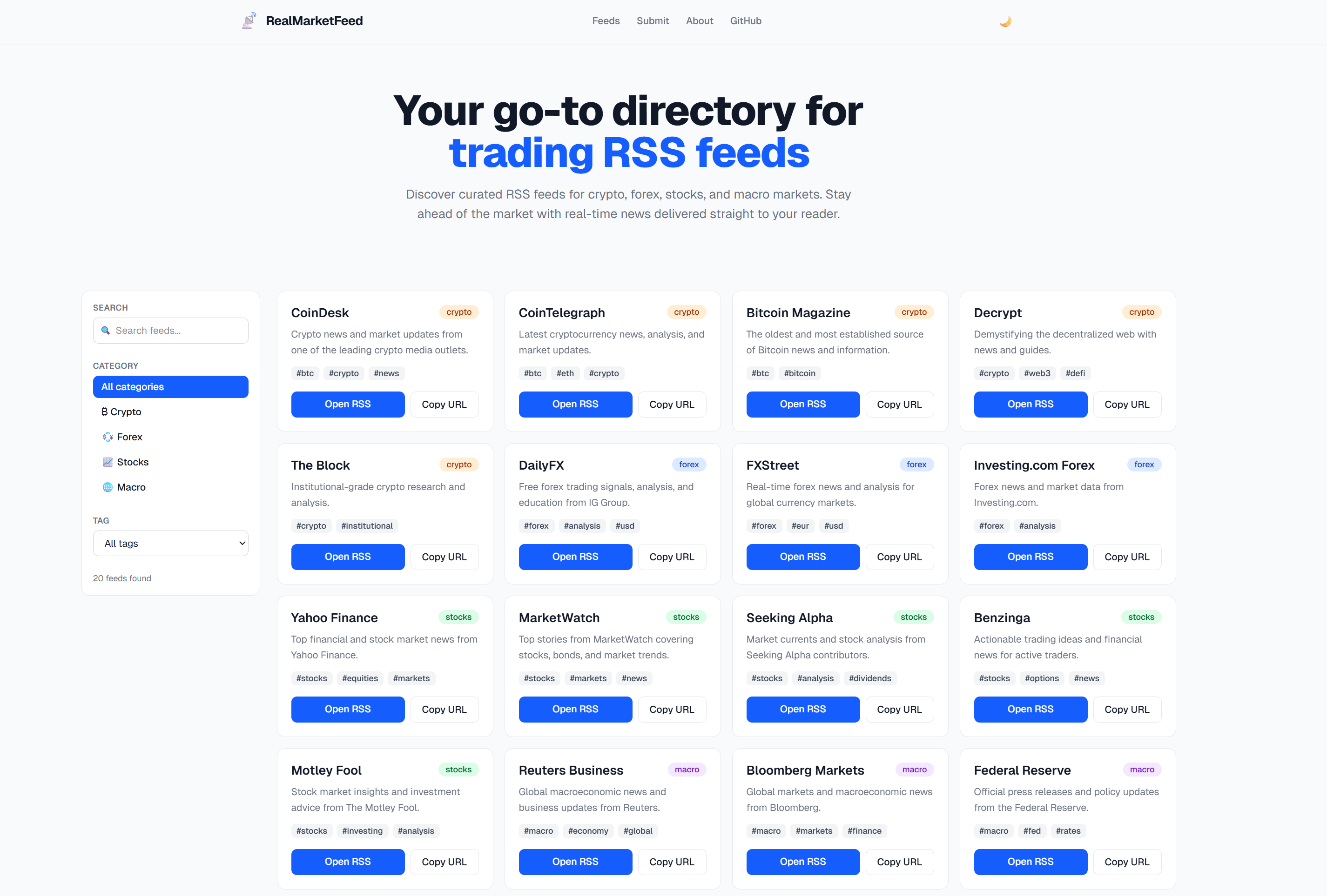 RealMarketFeed