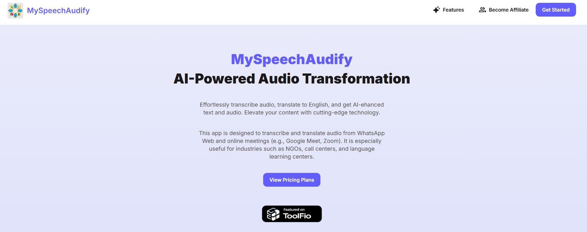 Myspeechaudify