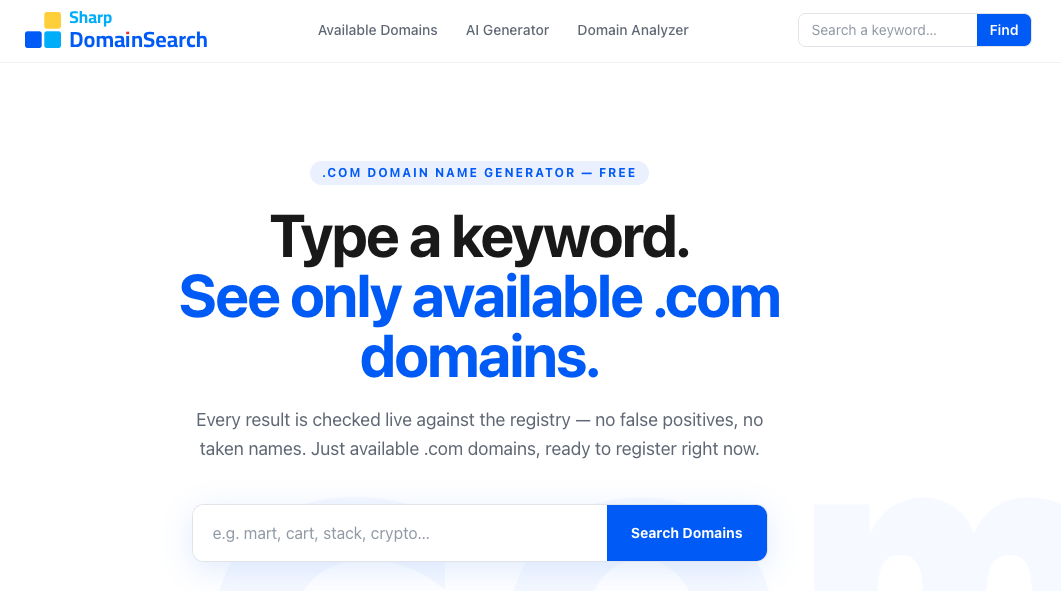 SharpDomainSearch