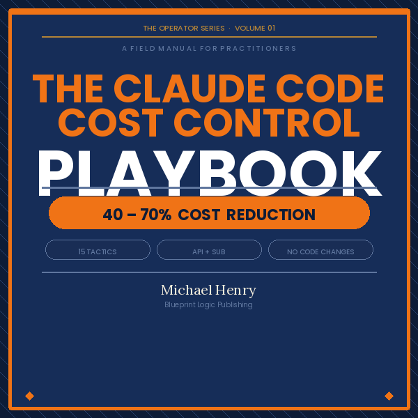 The Claude Code Cost Control Playbook