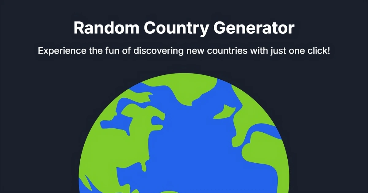 Random Country Generator