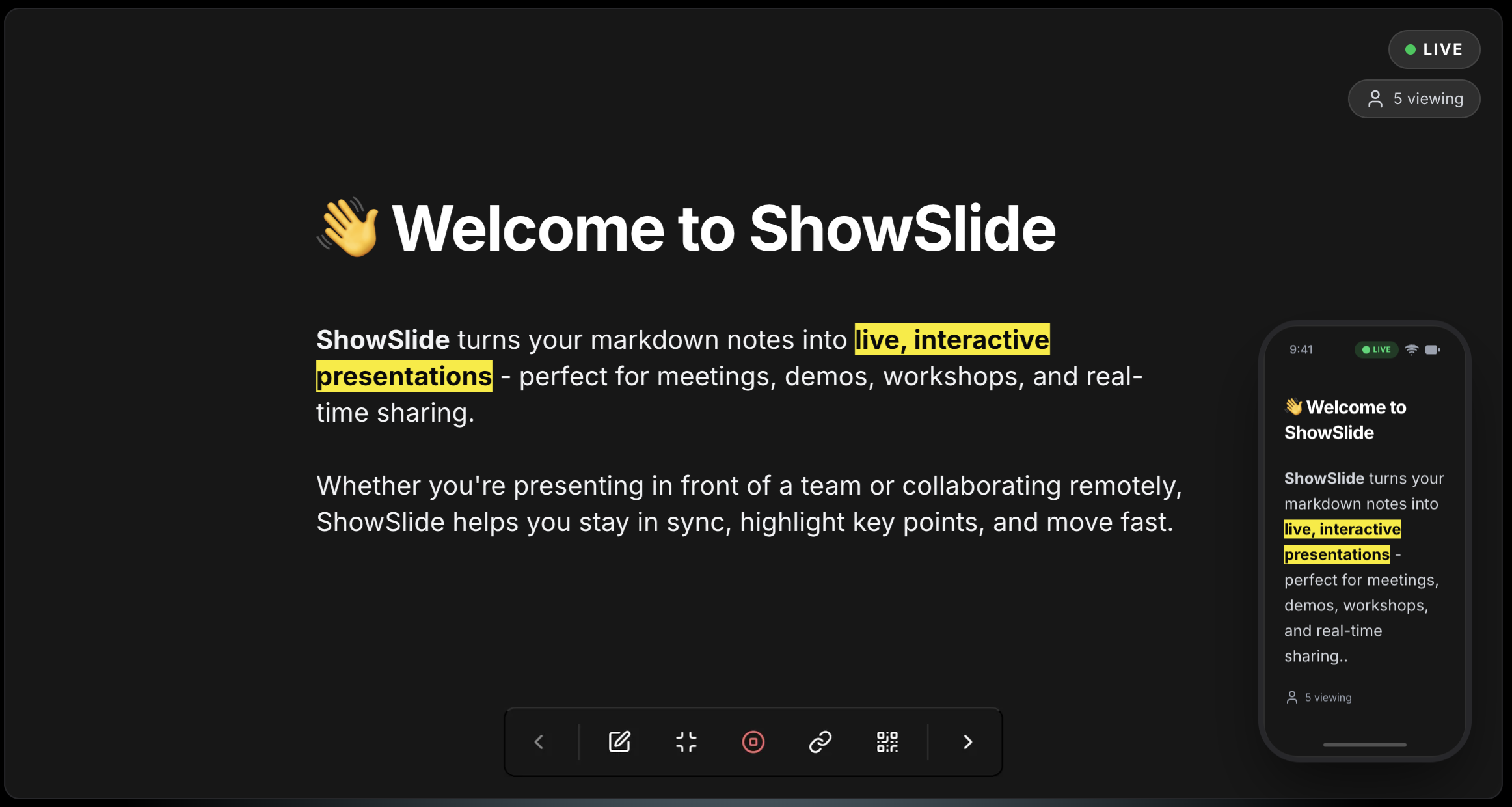 Showslide logo