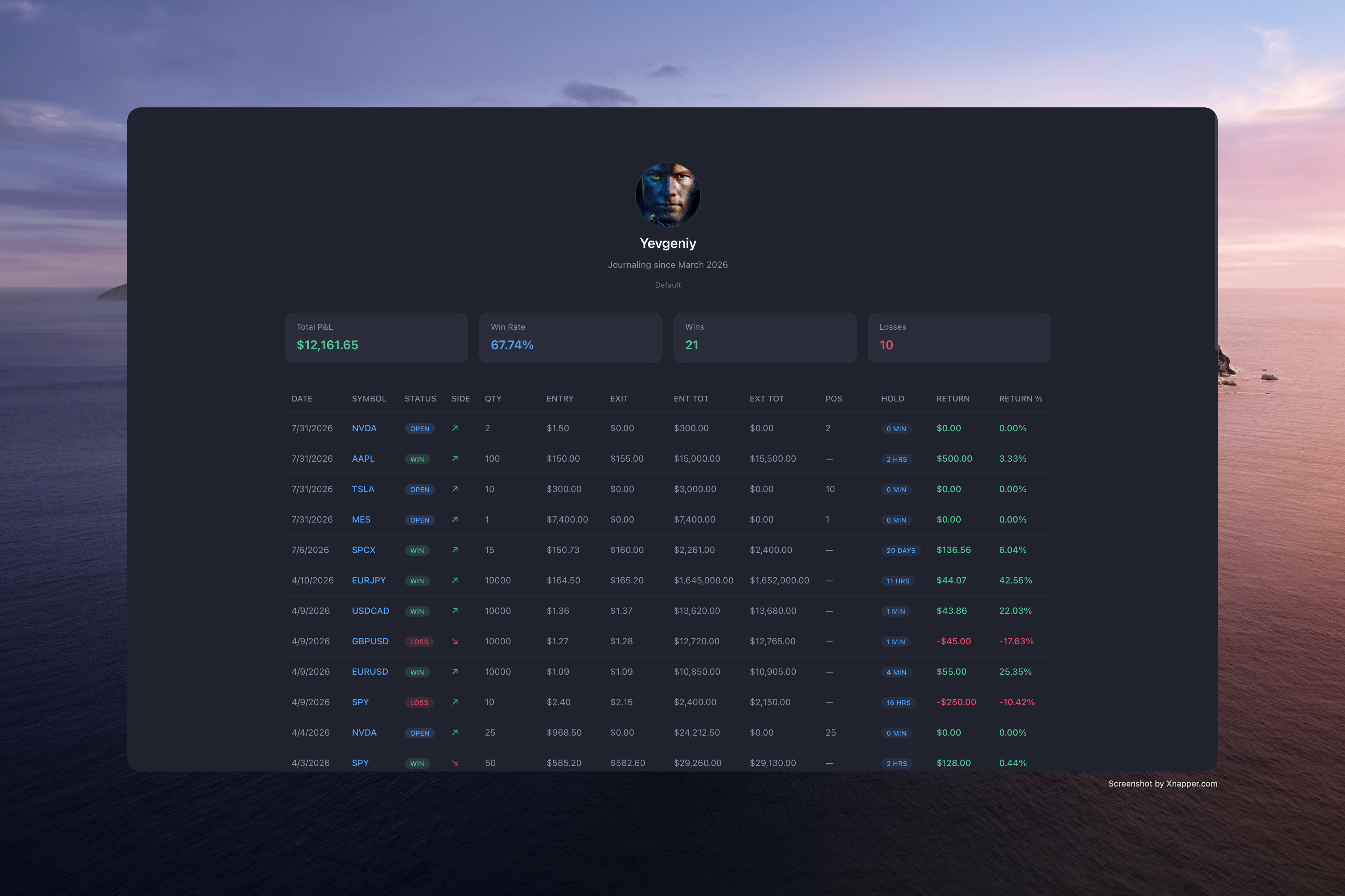 StonkJournal screenshot 5