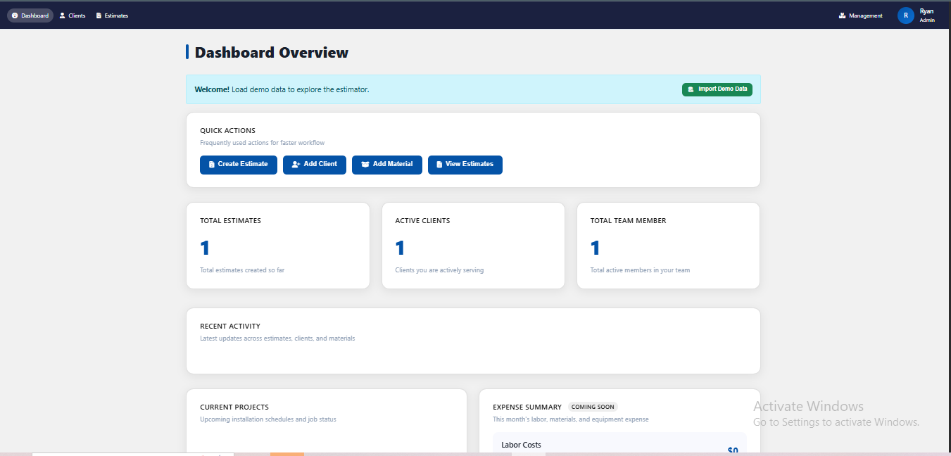 QuickEstimate screenshot 3
