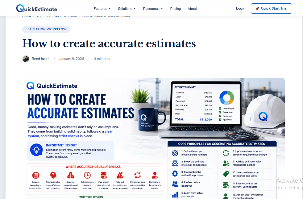 QuickEstimate screenshot 6