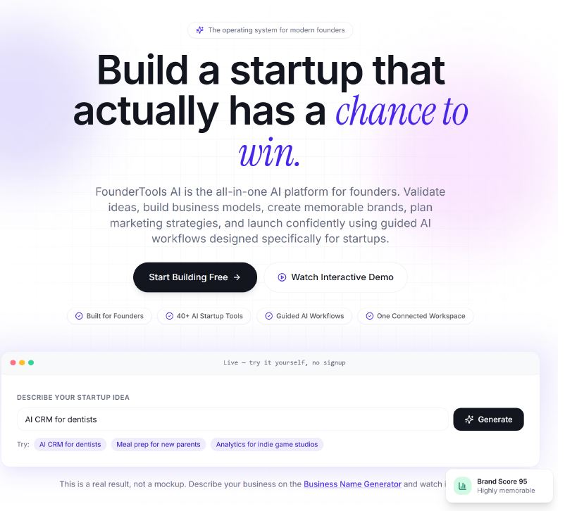 FounderTools AI