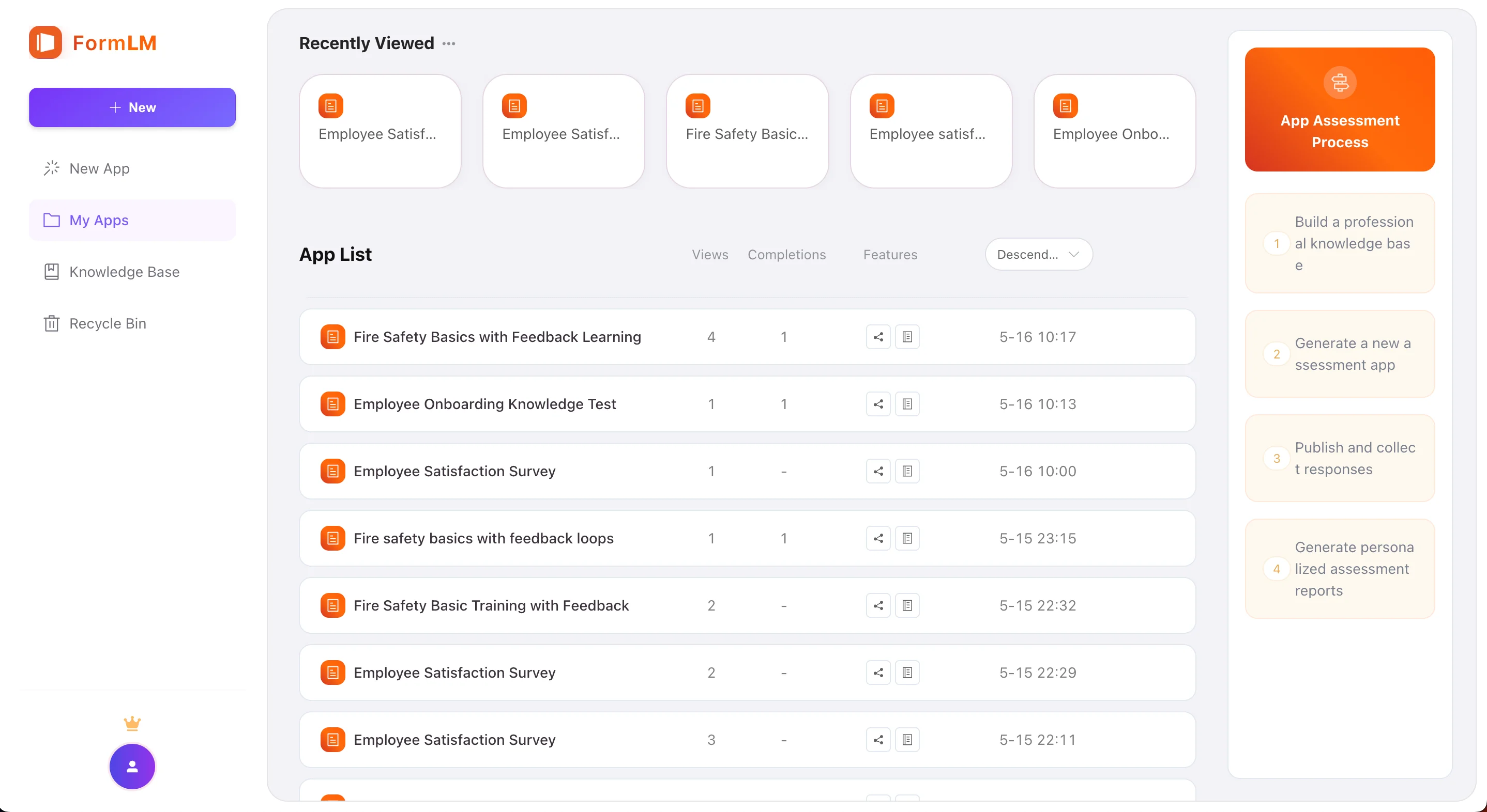 FormLM screenshot 3