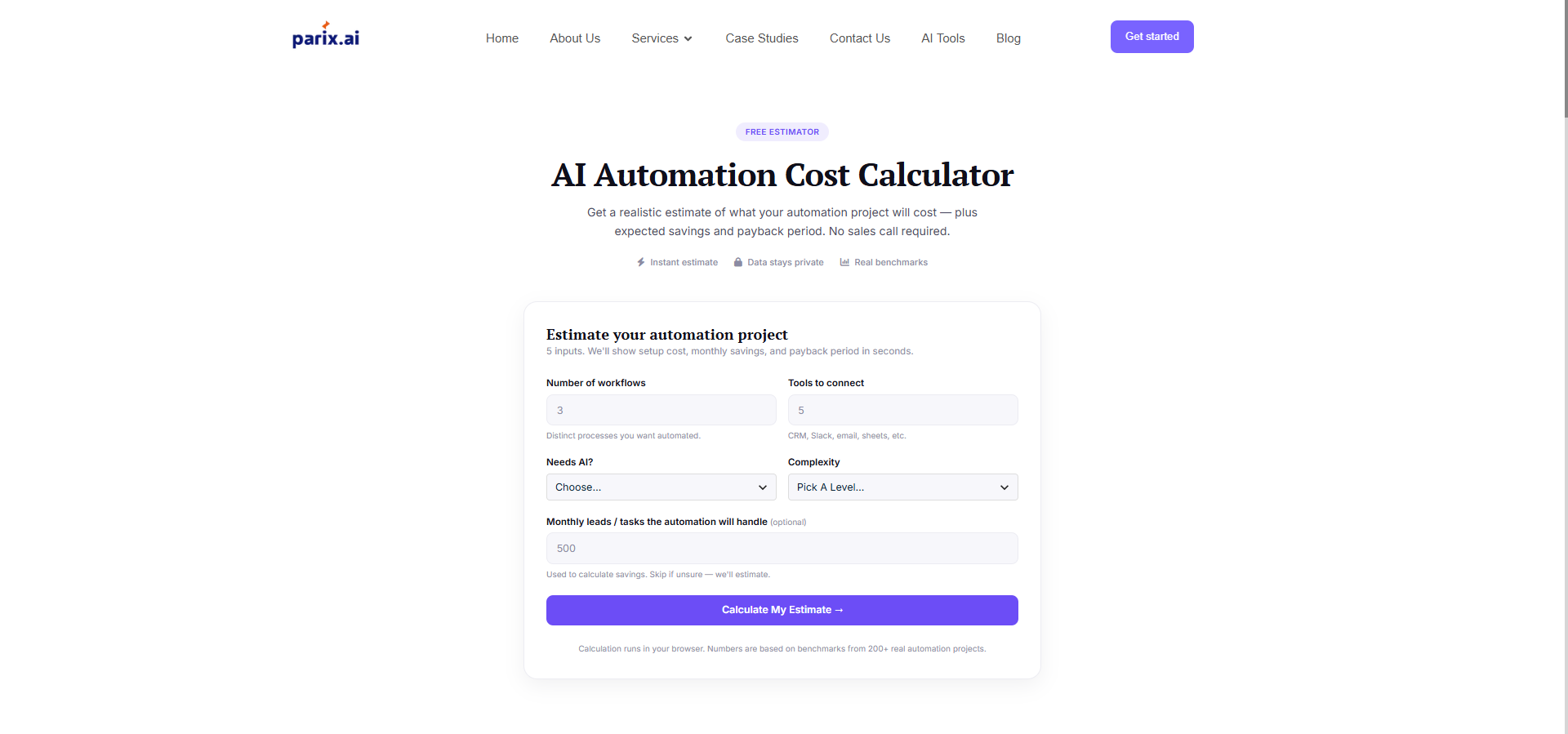 AI Automation Cost Calculator