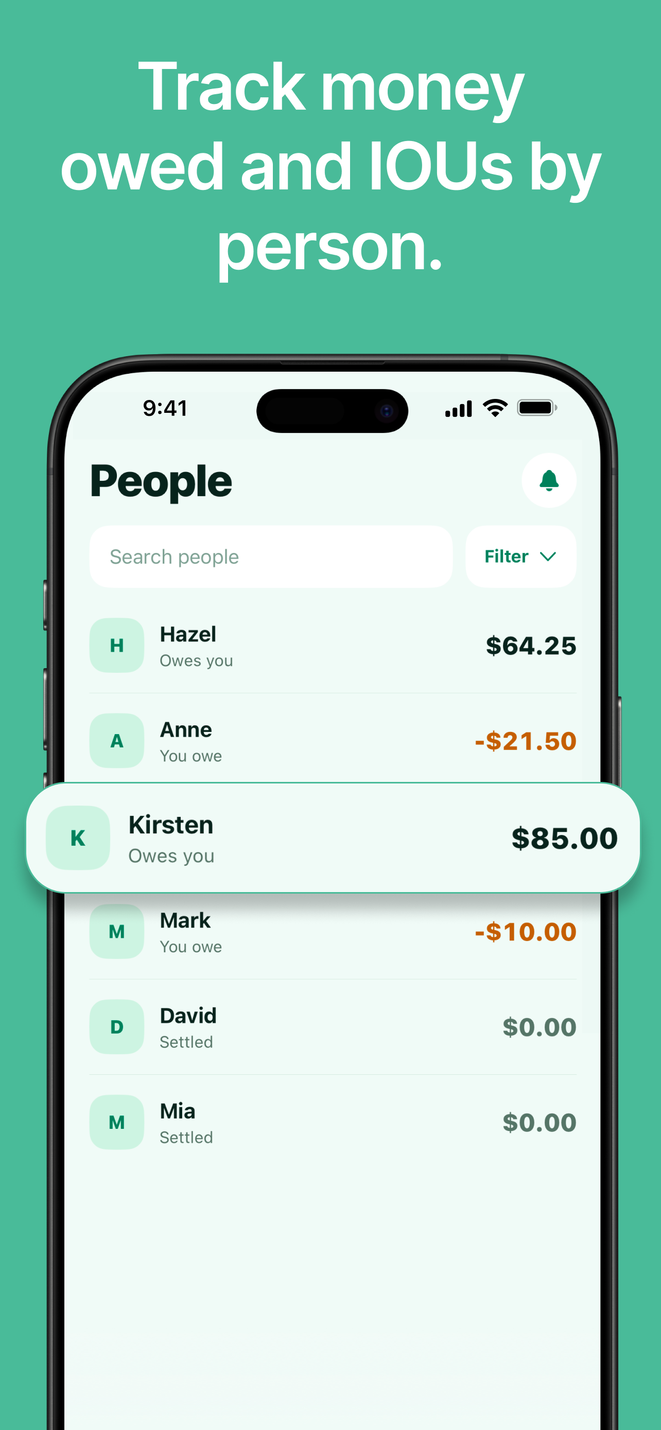 Owemint screenshot 5