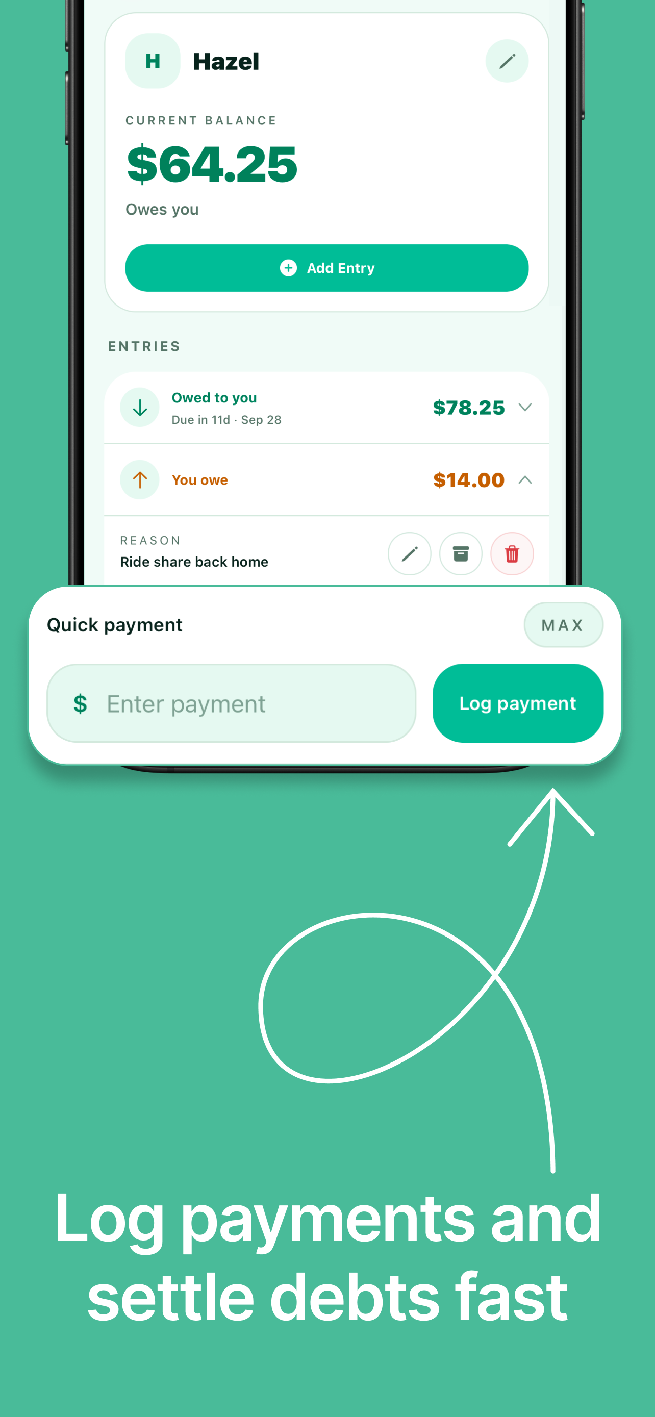 Owemint screenshot 4