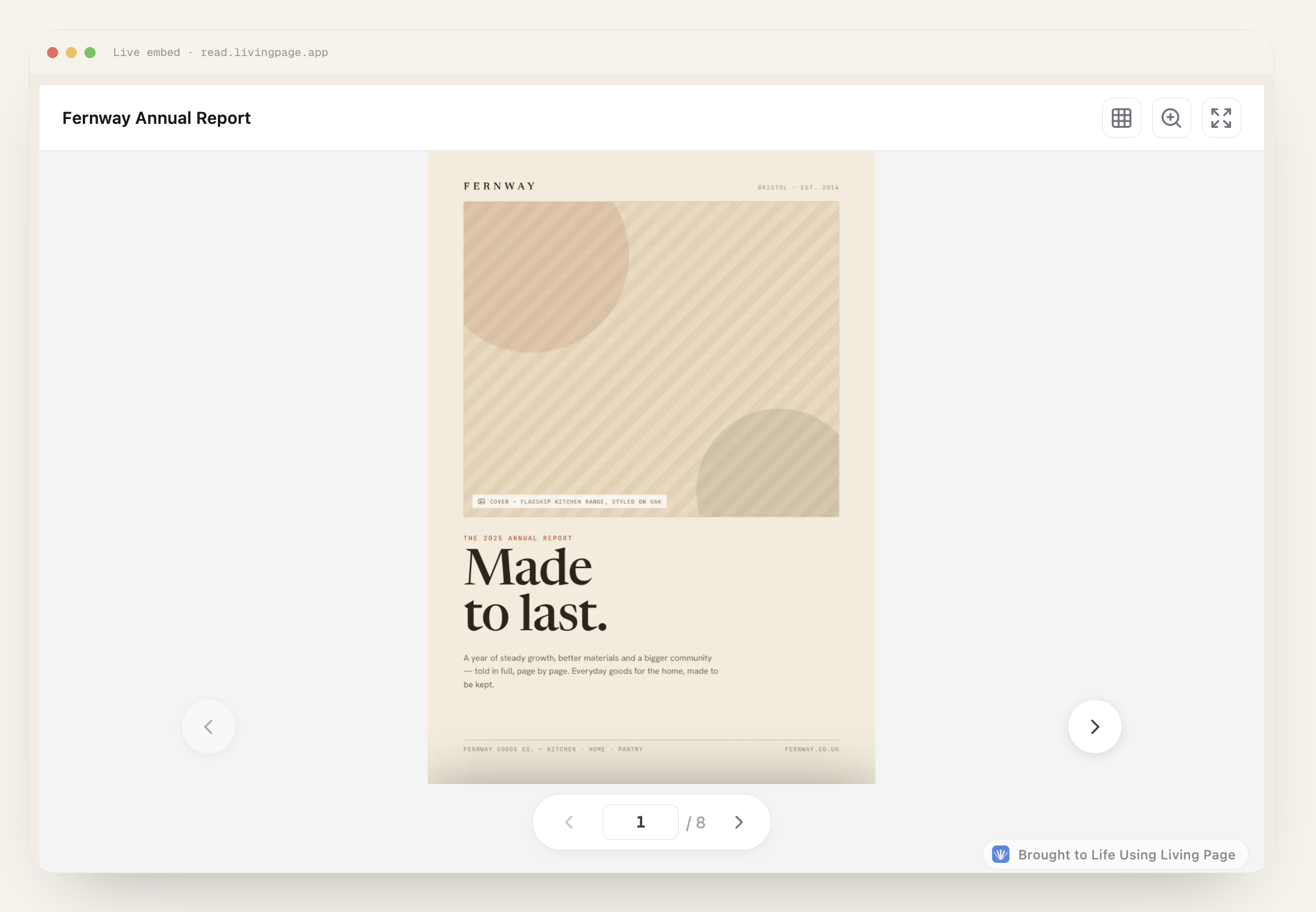 Living Page screenshot 5
