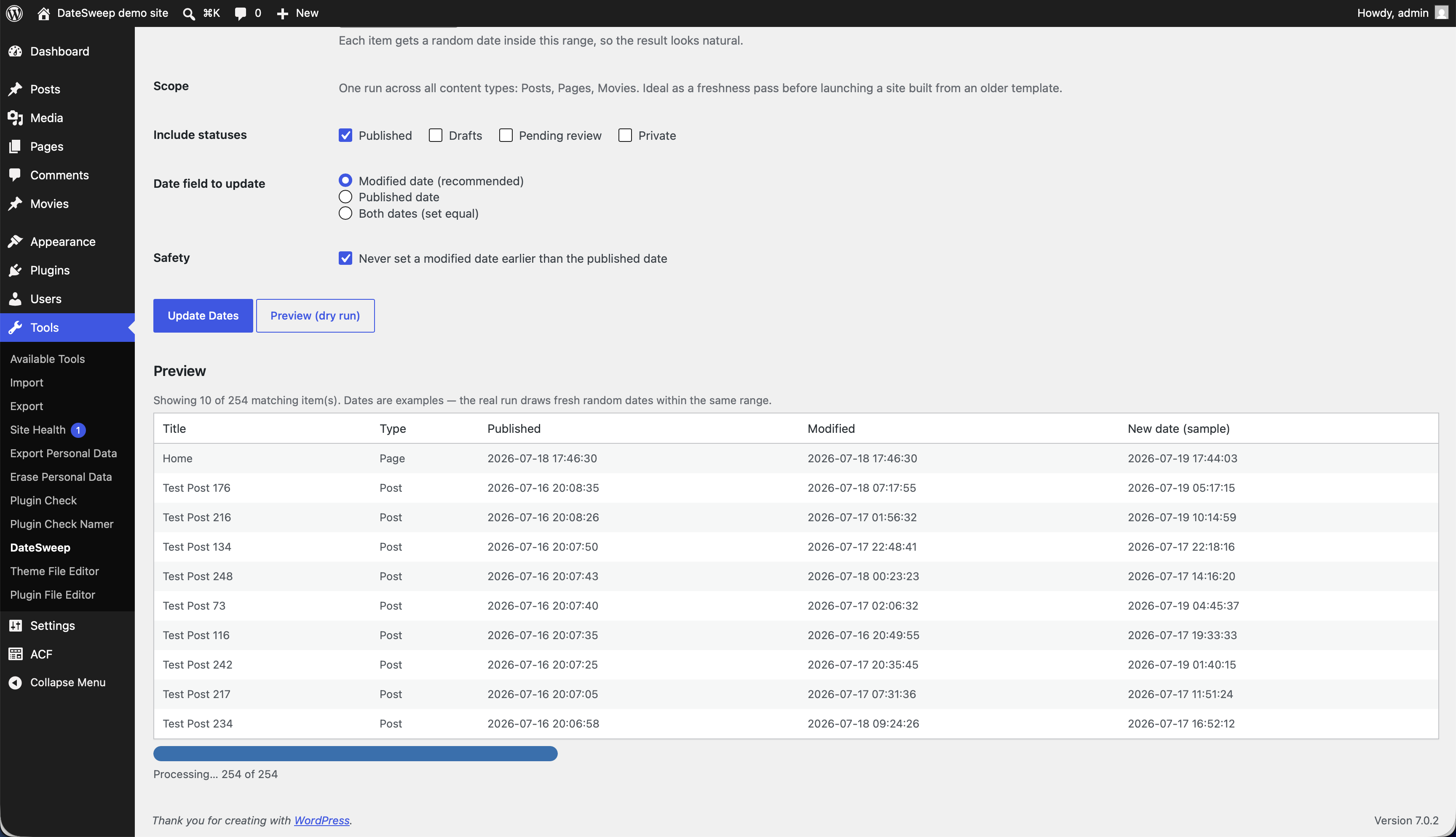 DateSweep screenshot 4