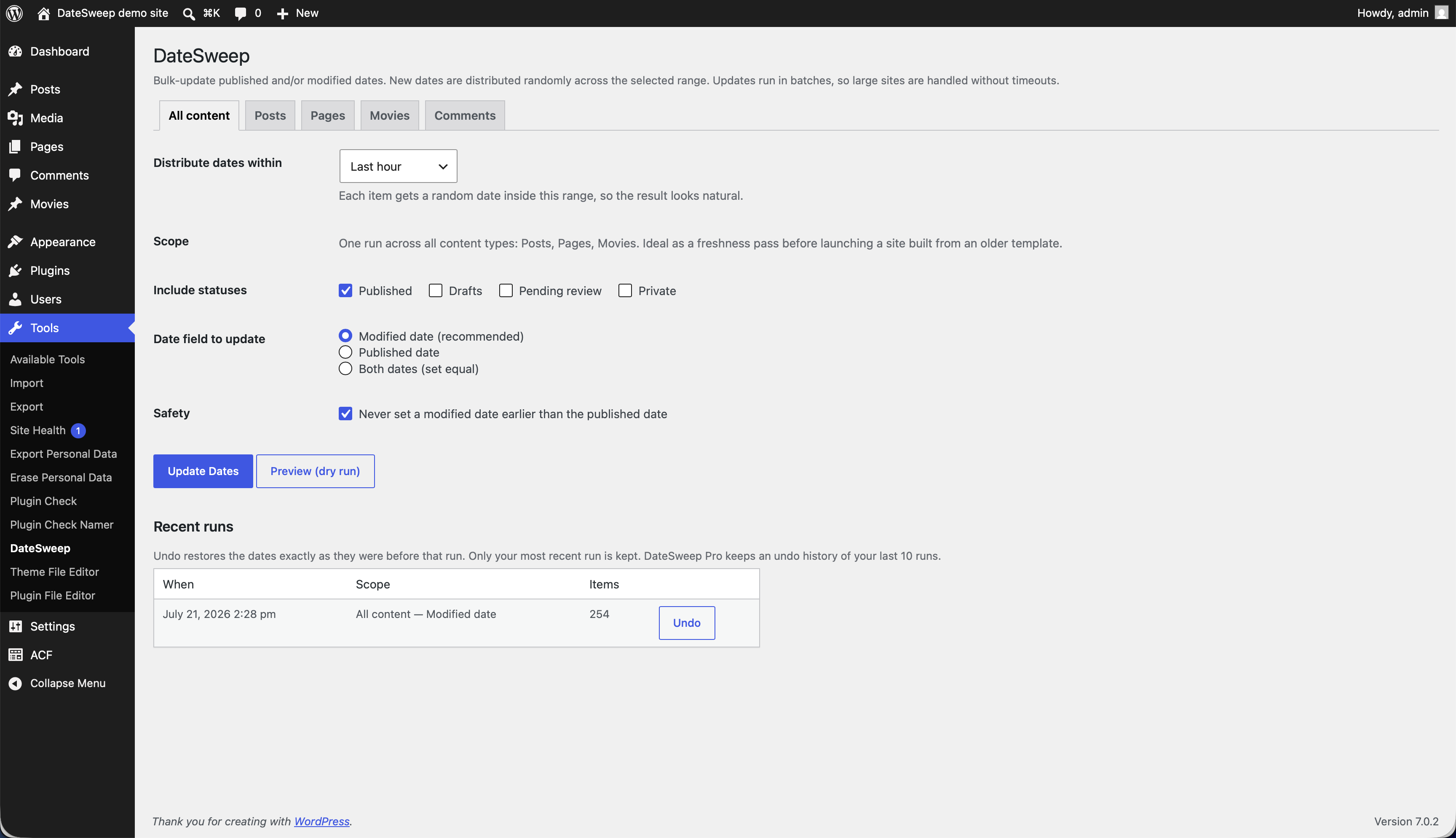 DateSweep screenshot 5