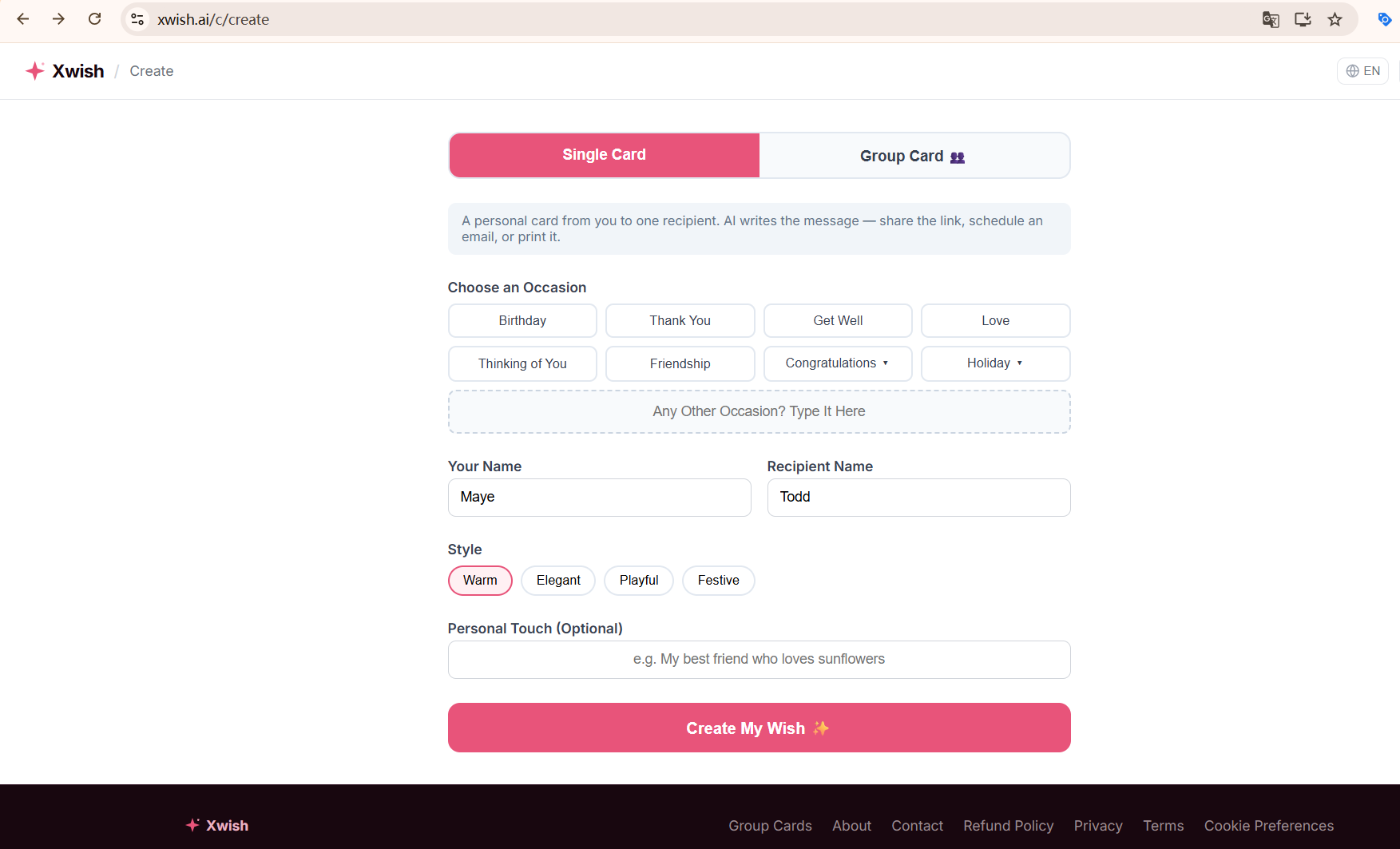 Xwish screenshot 3