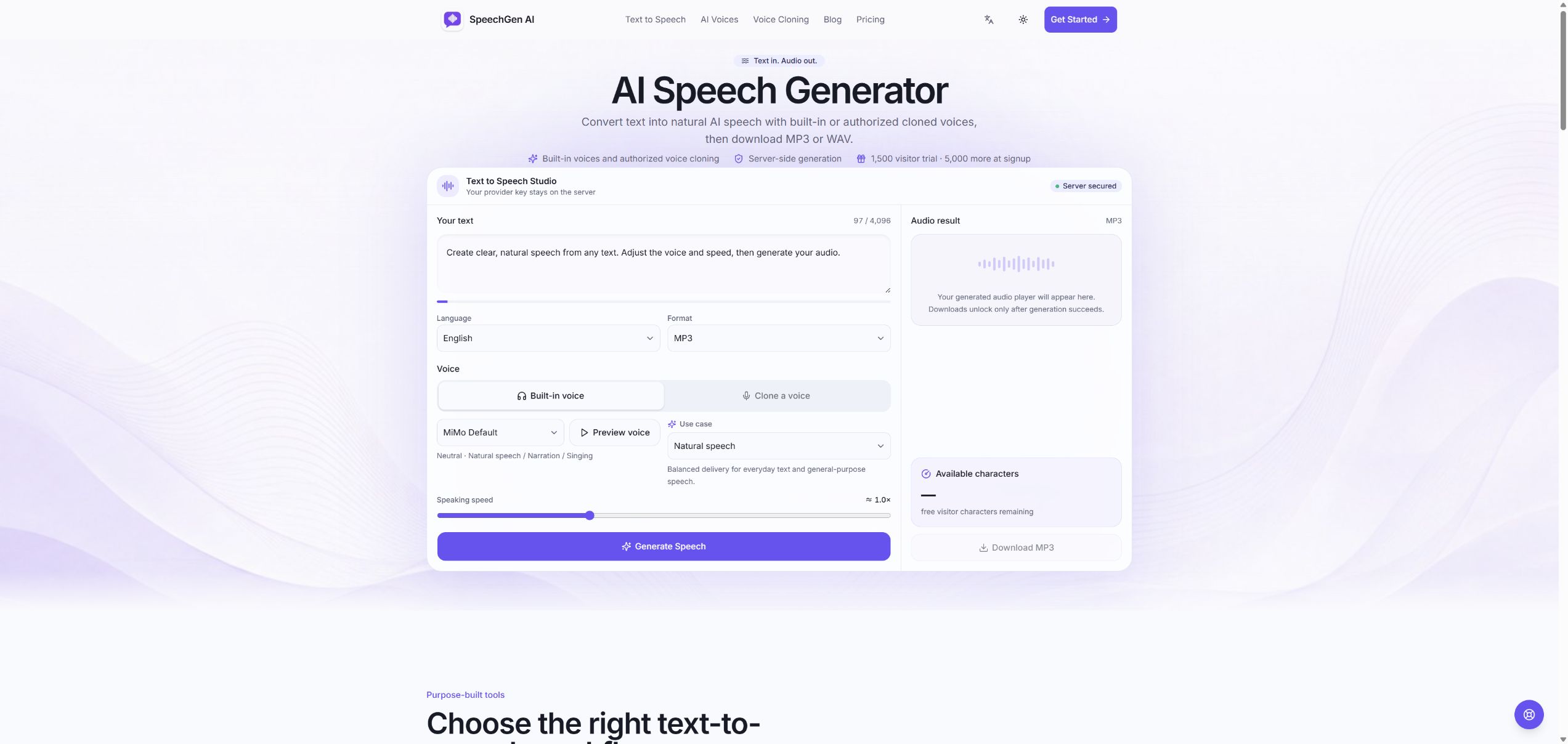 SpeechGen AI