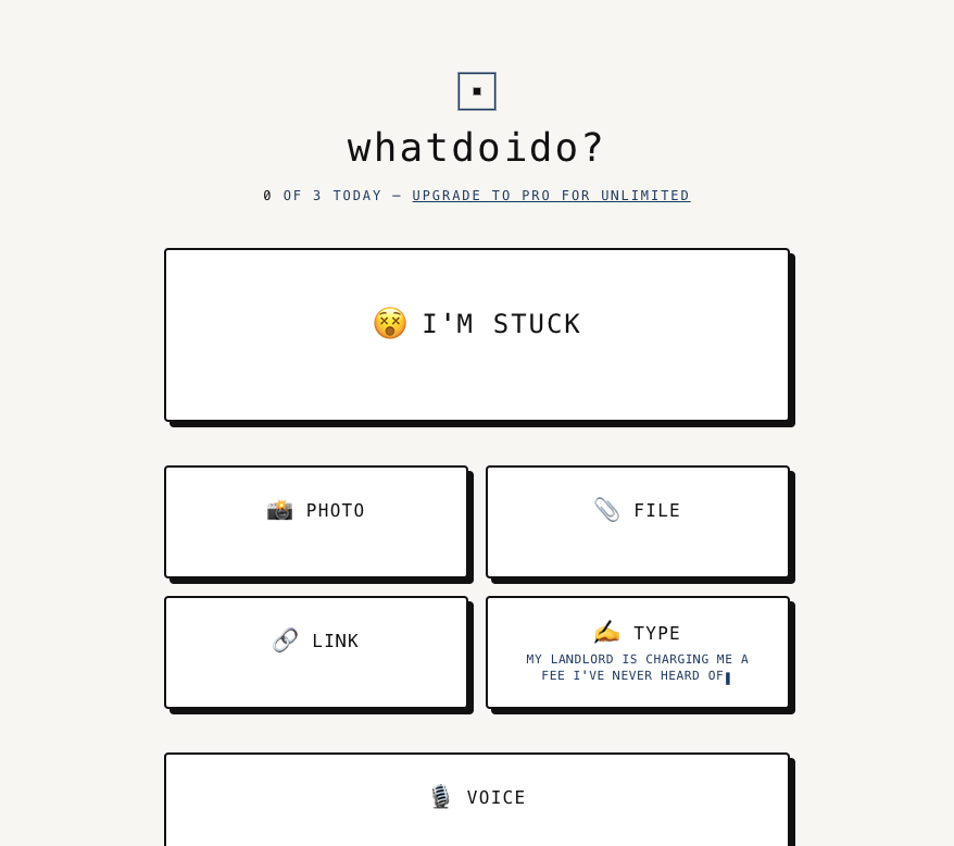 whatdoido? screenshot 2