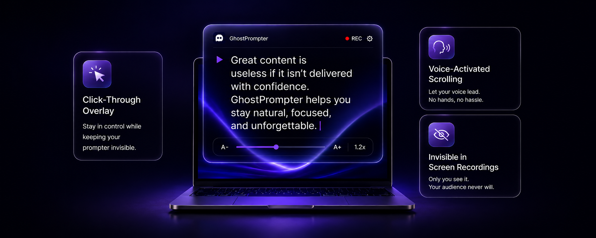 GhostPrompter screenshot