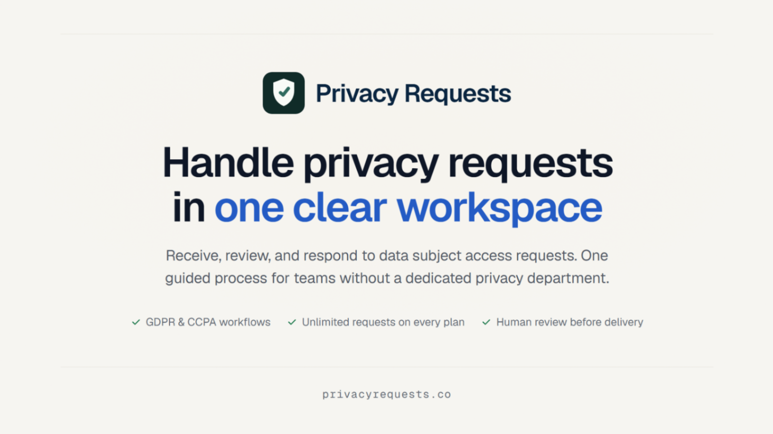 PrivacyRequests
