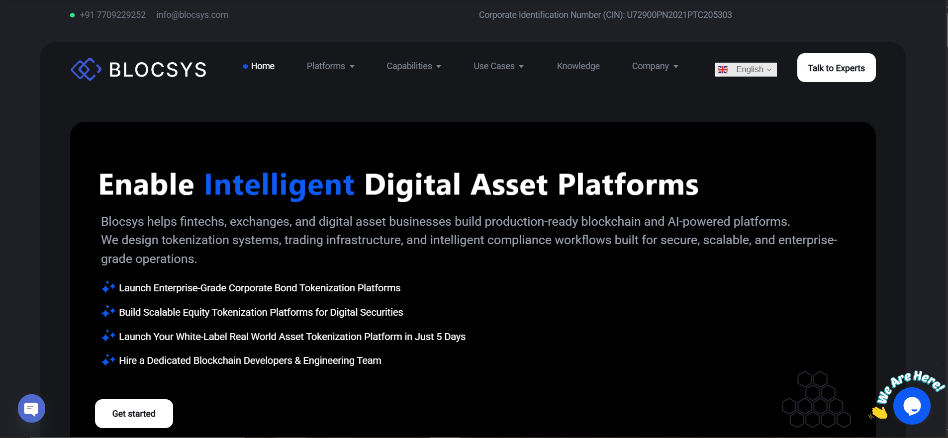 Blocsys Equity Tokenization Platform