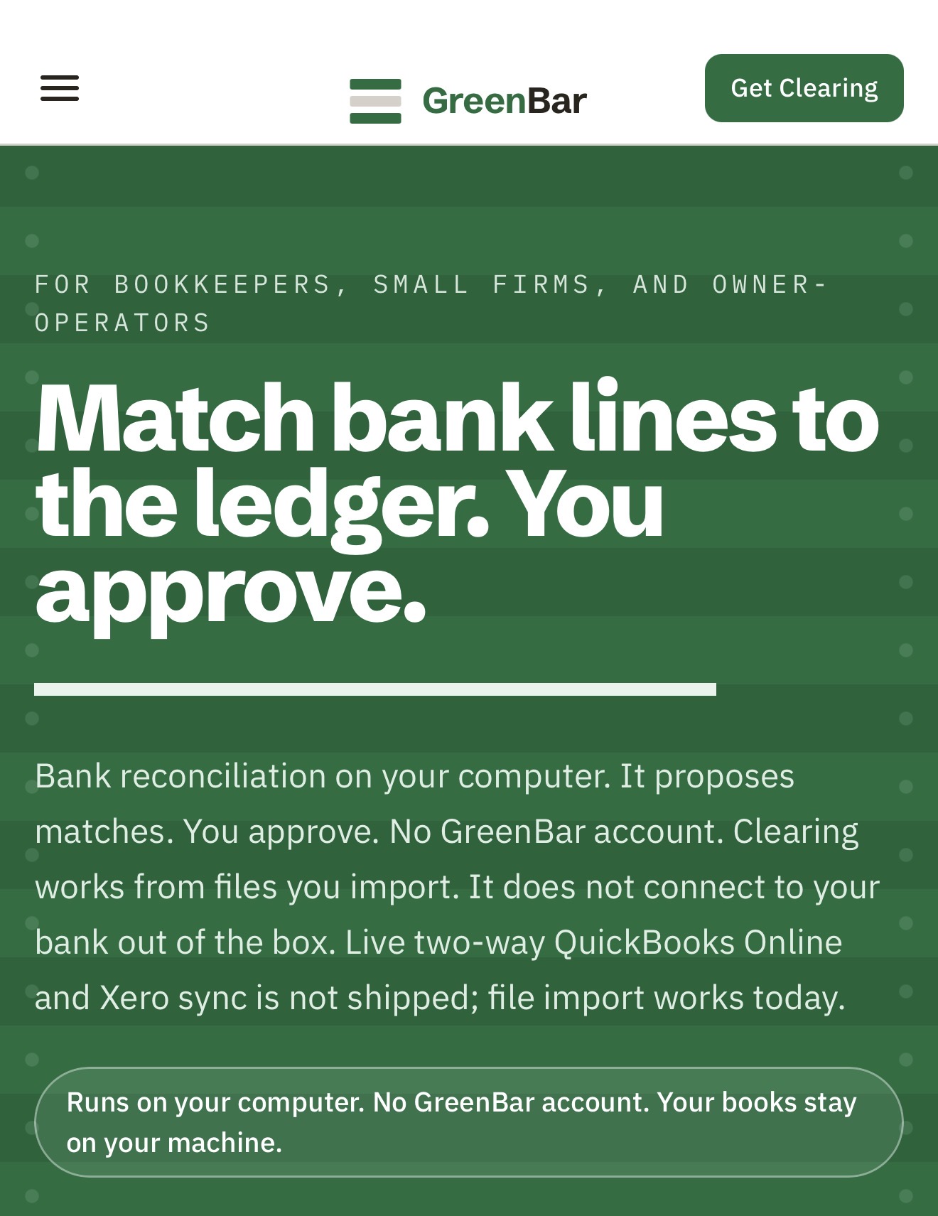 GreenBar Systems
