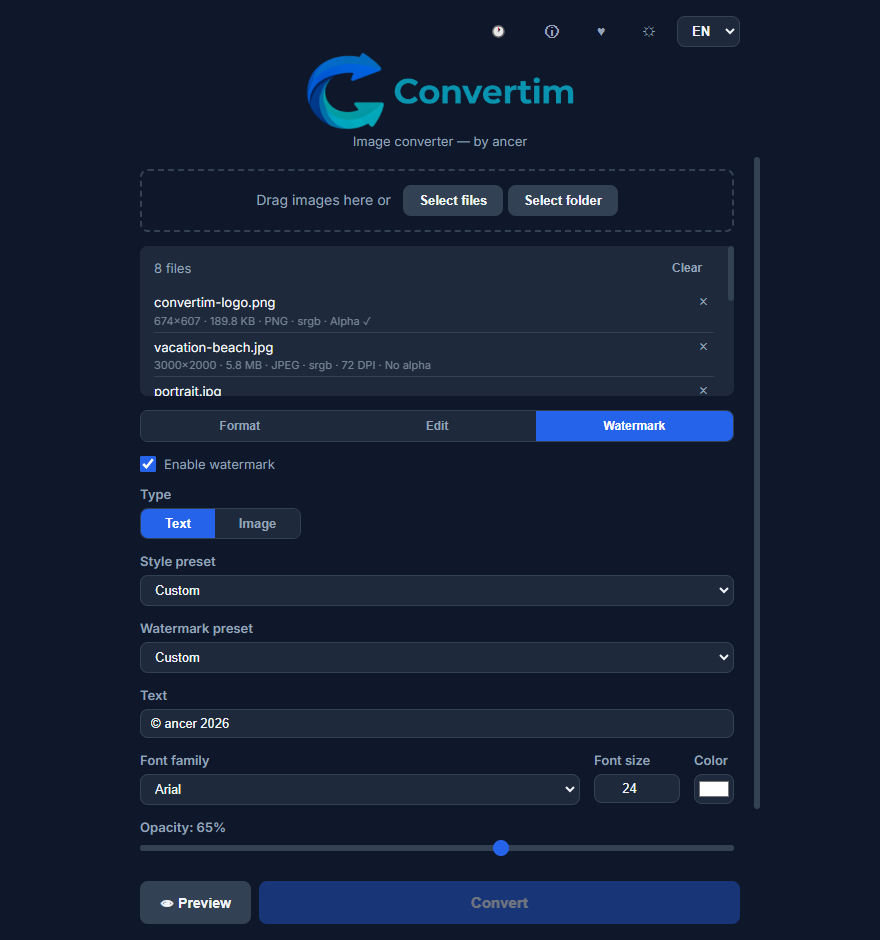 Convertim screenshot 4