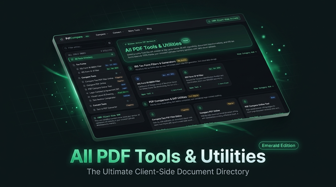 Compare PDFs Online