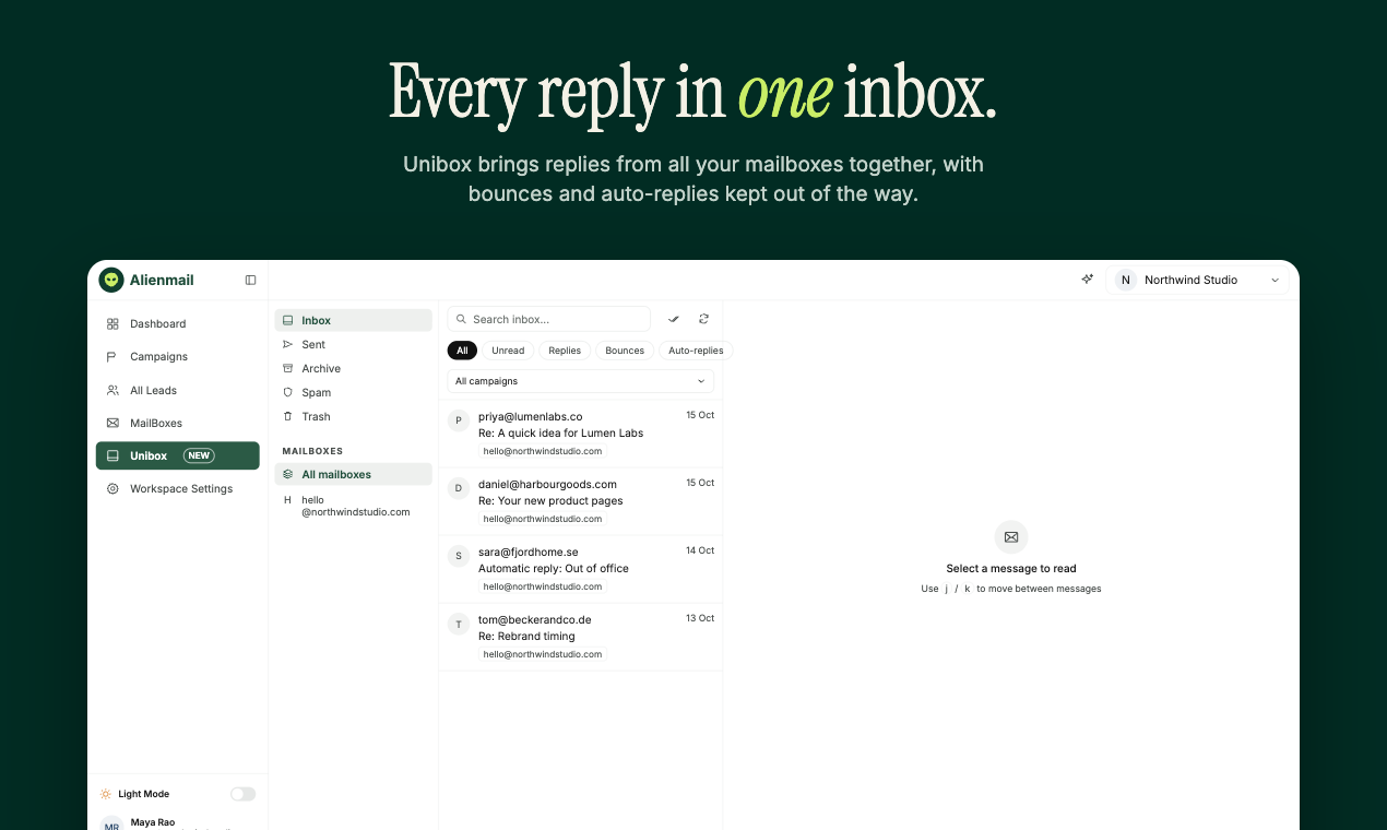 AlienMail screenshot 3