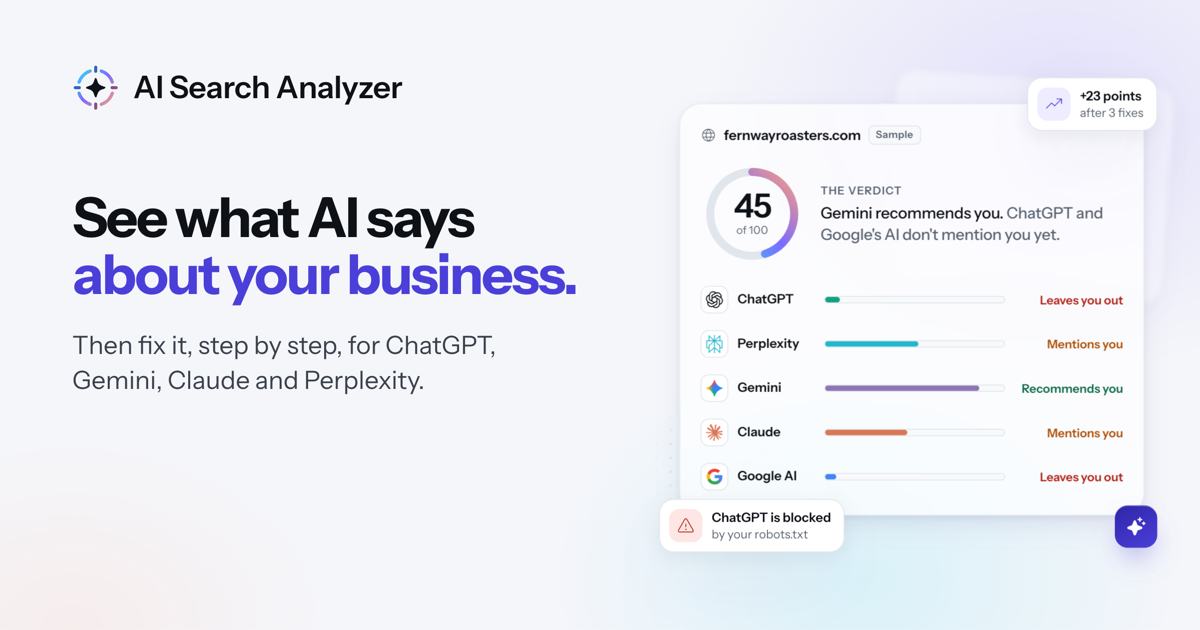 AI Search Analyzer