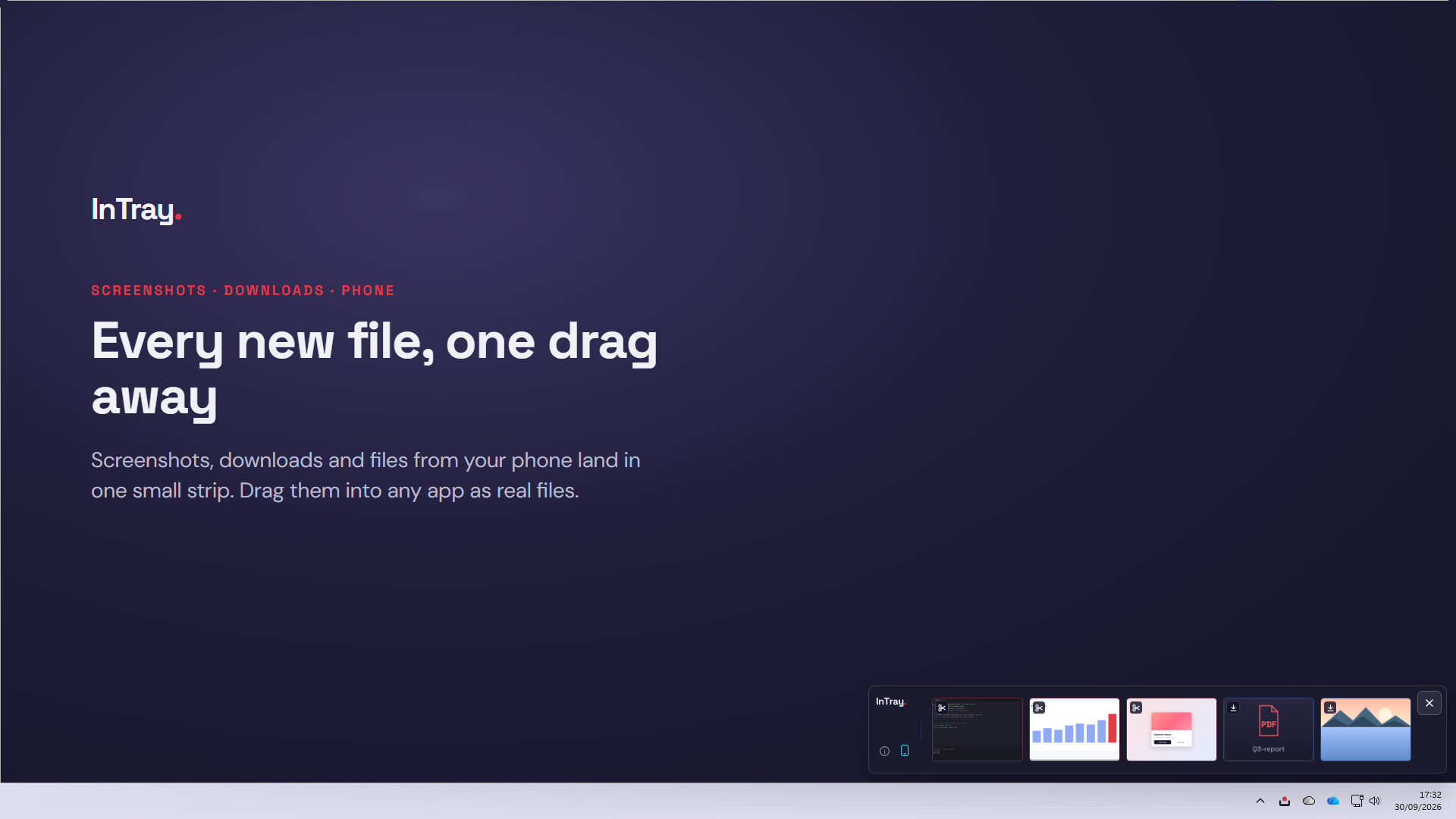 InTray screenshot 2