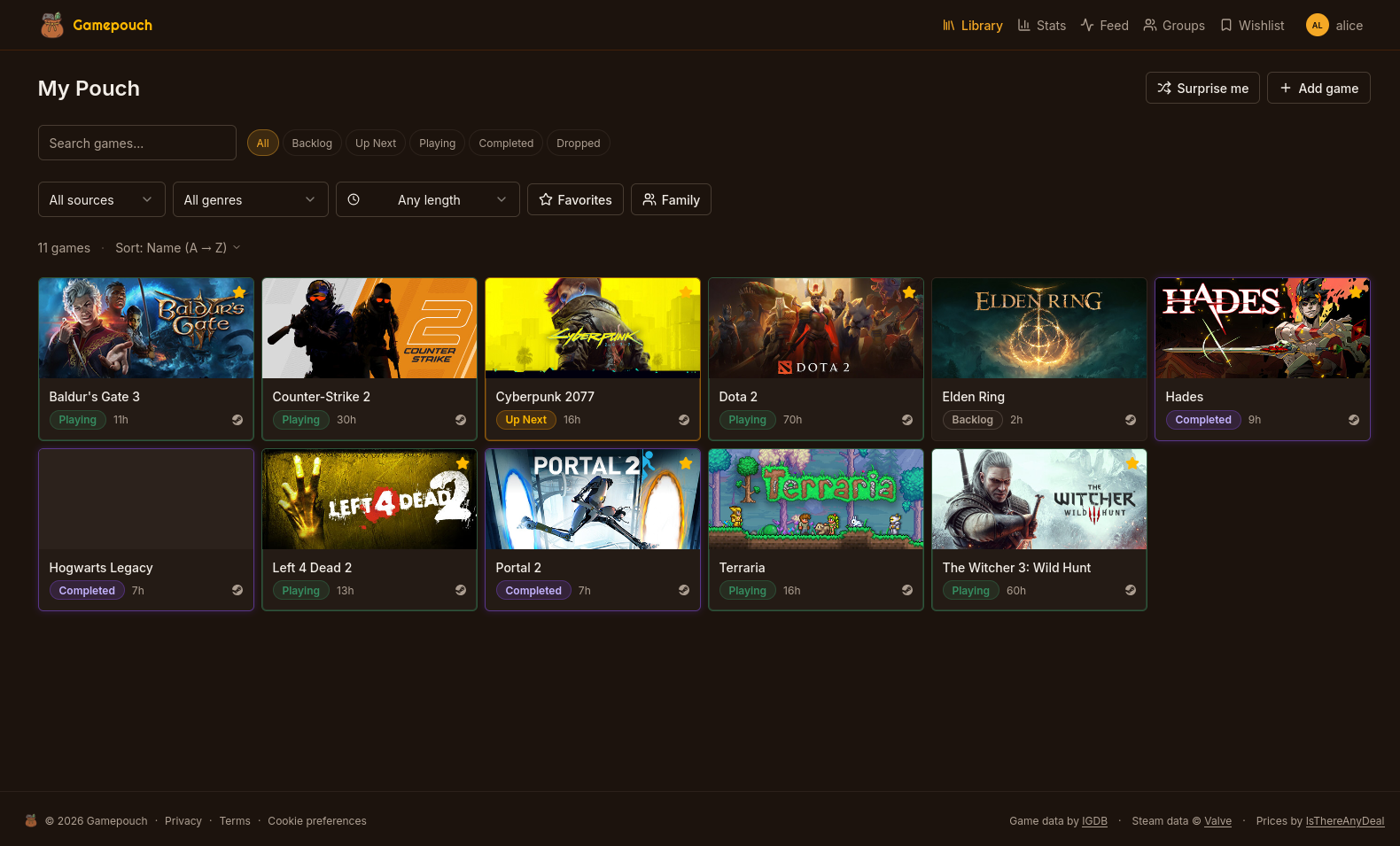 gamepouch screenshot 3